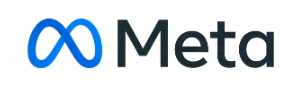 An image of the new Meta logo
