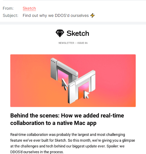 sketch weekly newsletter