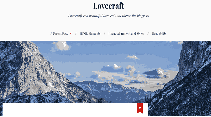 Plantillas Wordpres gratis - Lovecraft