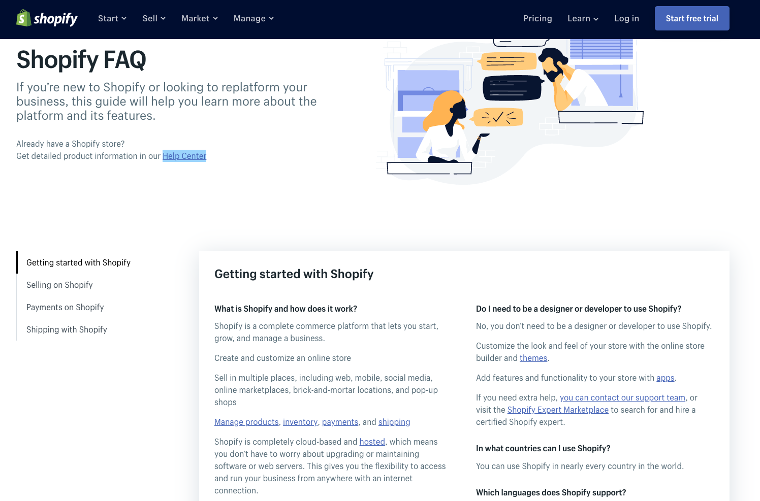 Free Faq Template Shopify