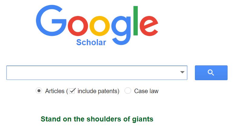 Google Scholar screenshot