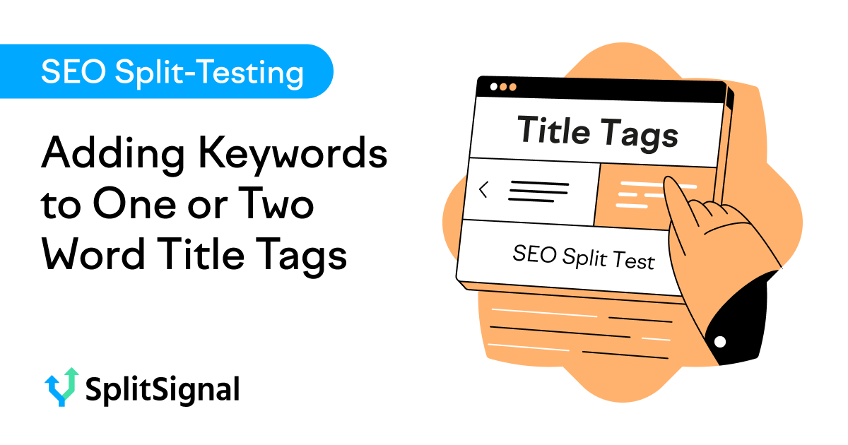 Adding Keywords to One or Two Word Title Tags