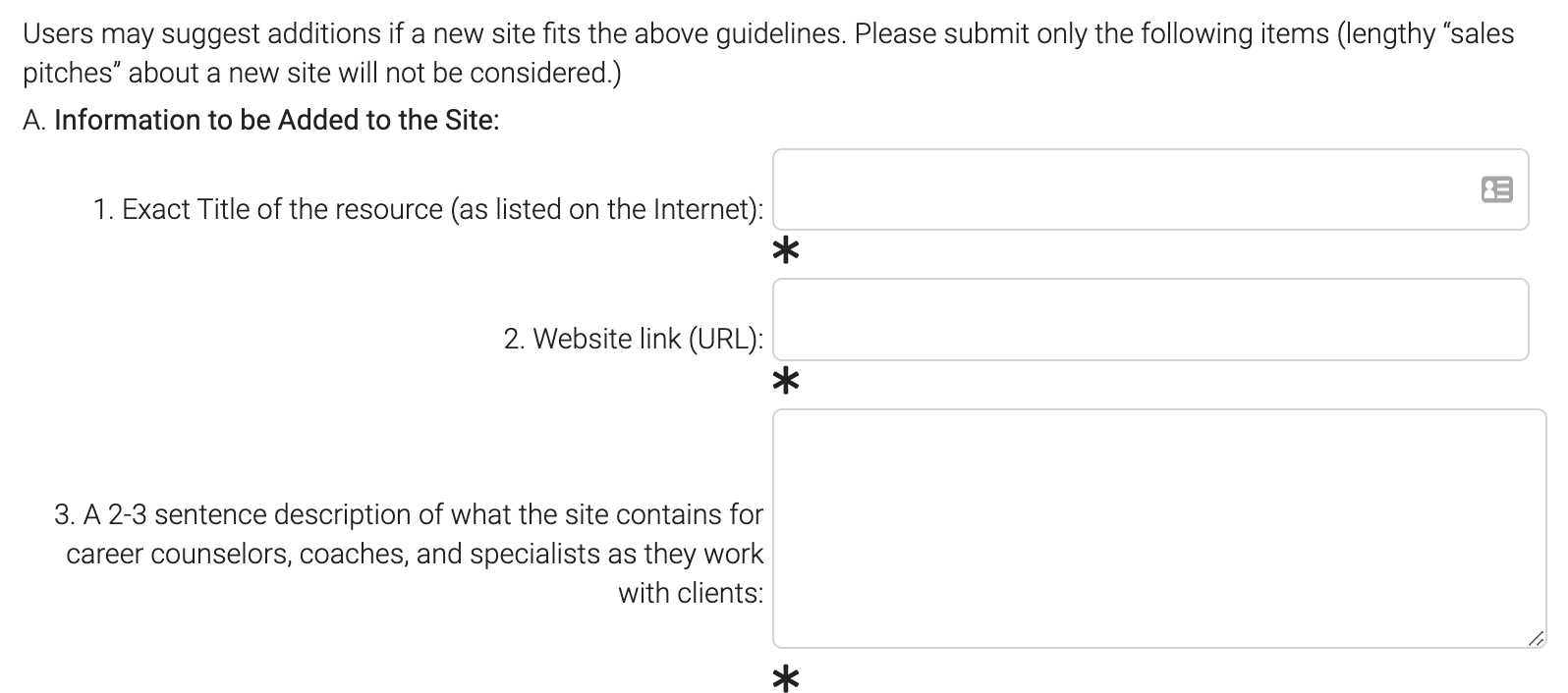 resource leafage   submission form