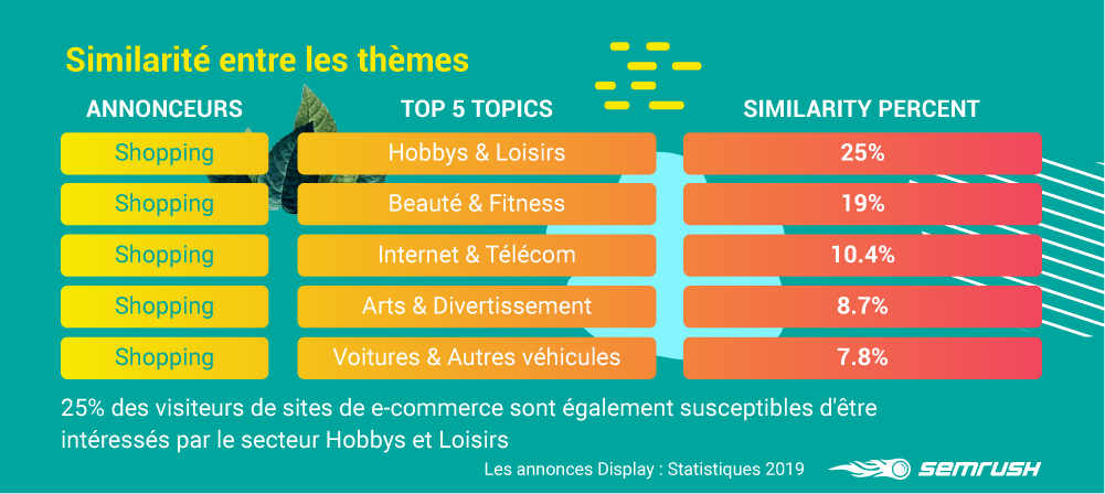 les themes GDN SEMrush