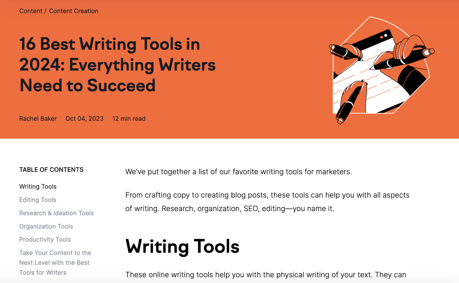 Semrush's blog connected  16 champion  penning  tools successful  2024