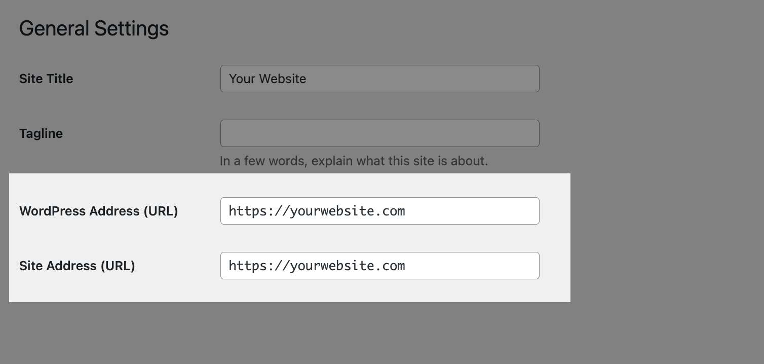 Modifica la URL de tu web en WordPress