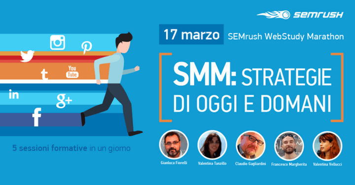 SEMrush Marathon sul social media marketing