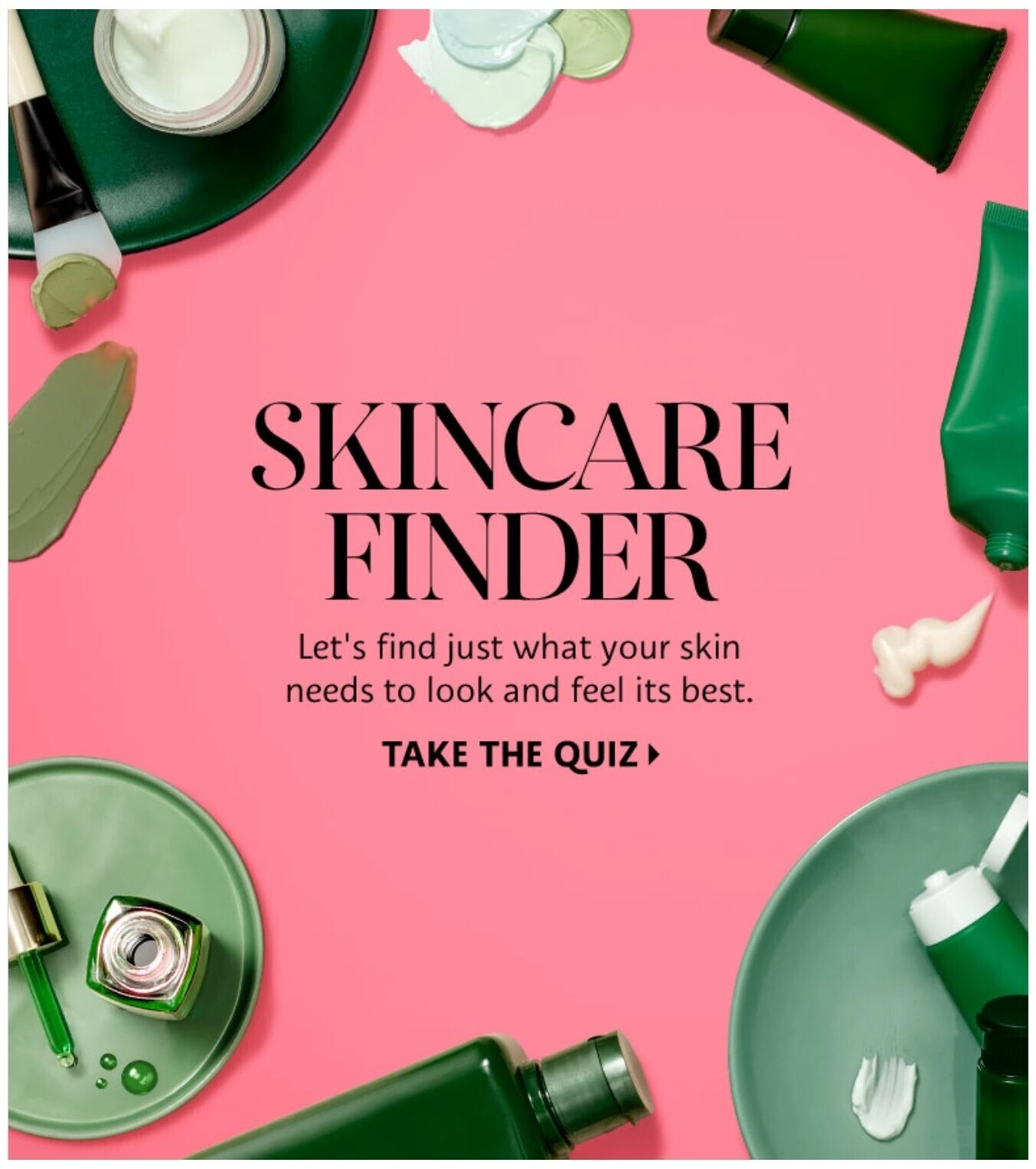 Quiz de recherche de soins Sephora pour que les clients découvrent les meilleurs produits pour leur peau.