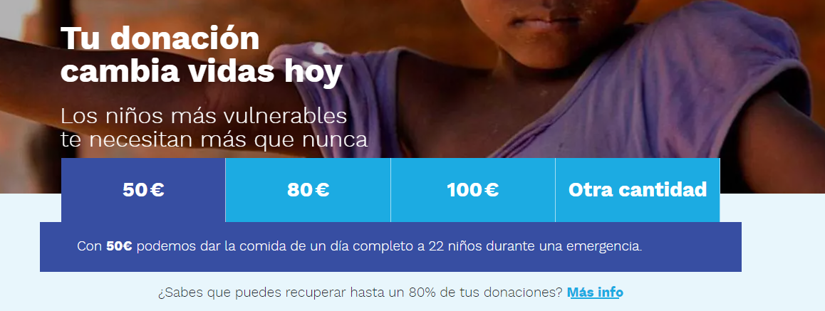 Marketing para ONGs - Unicef campaña