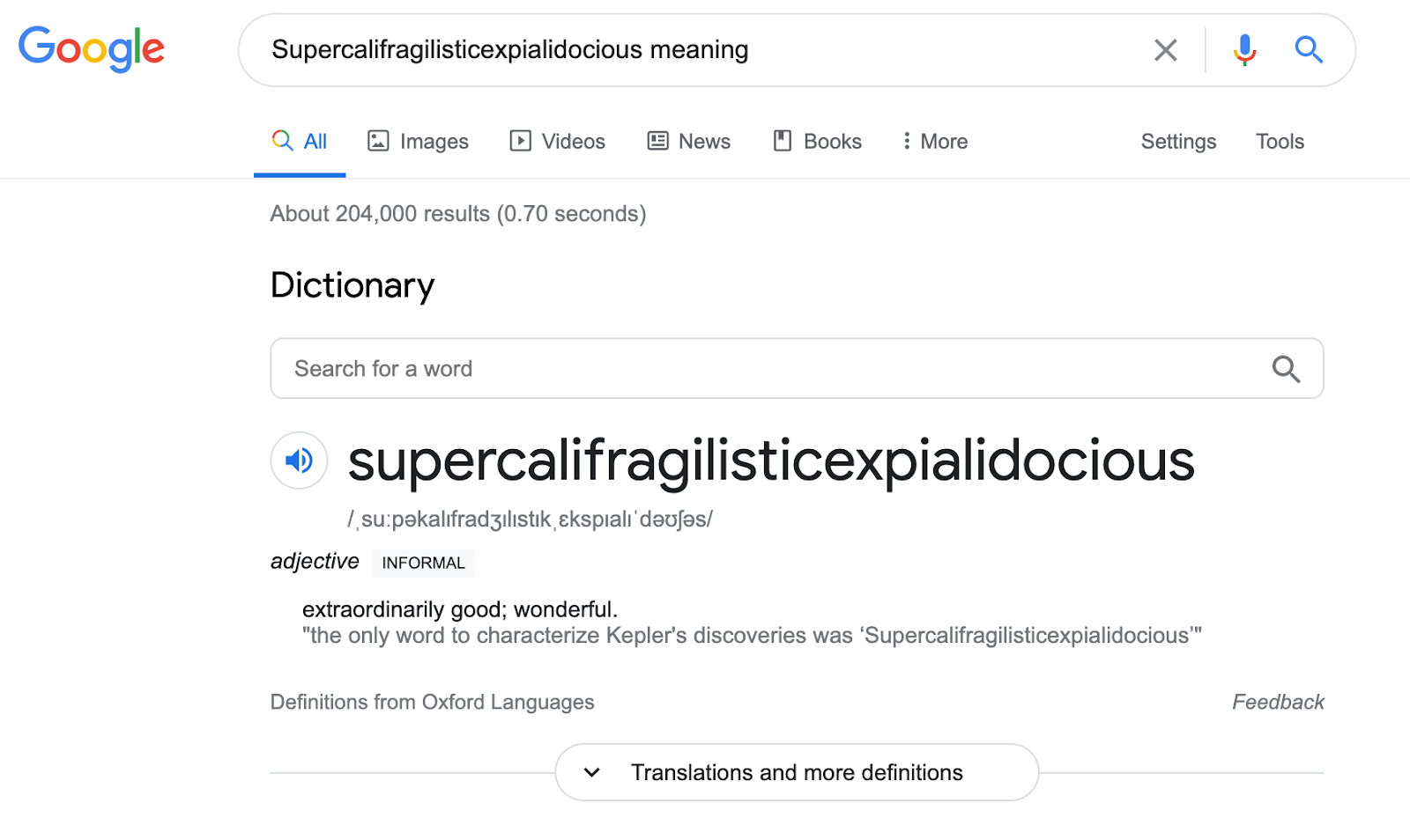 featured snippet definition