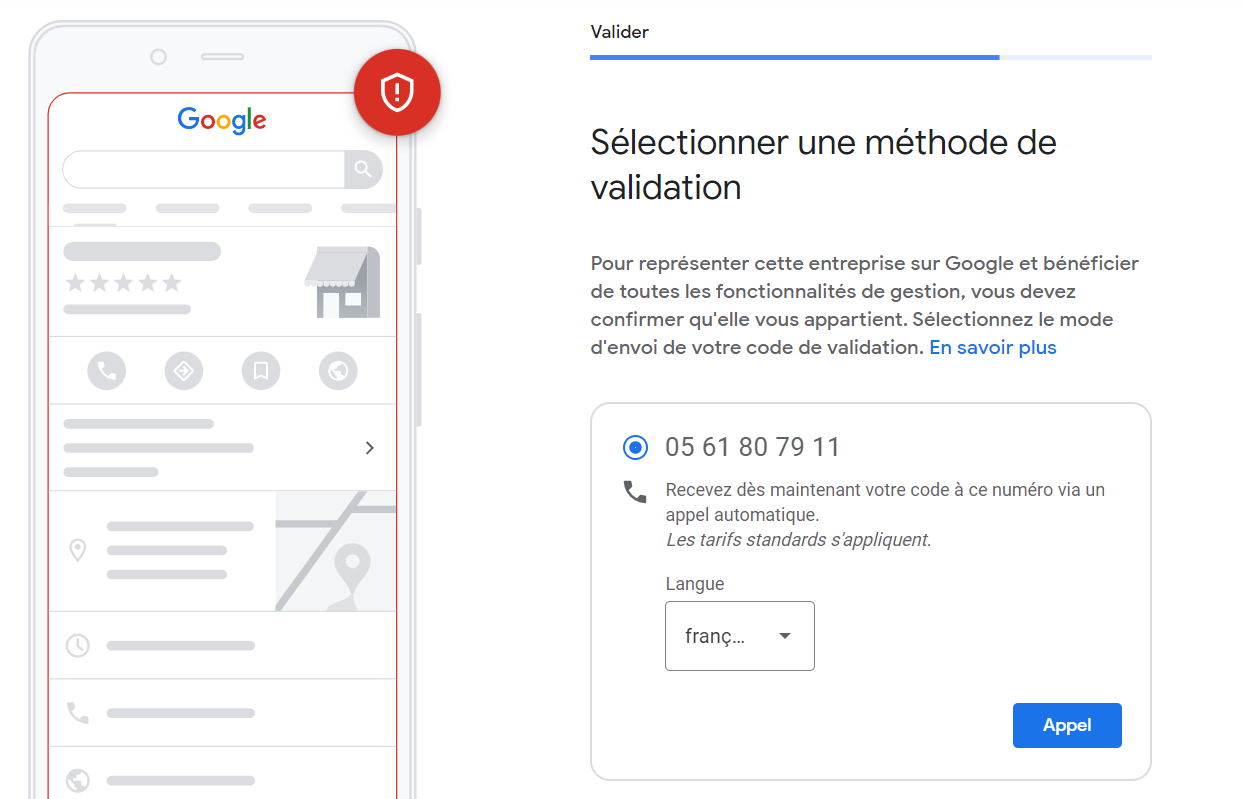 Google Business Profile - Valider sa fiche