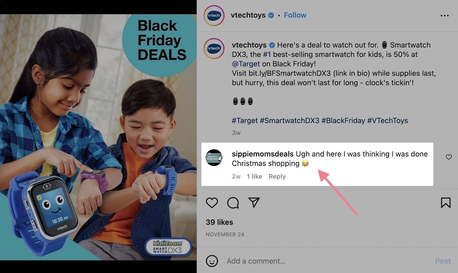 VTechToys uses Instagram to drive sales