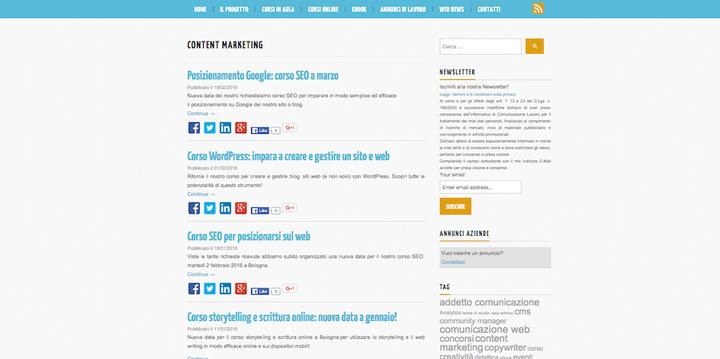 il content marketing nelle offerte di lavoro