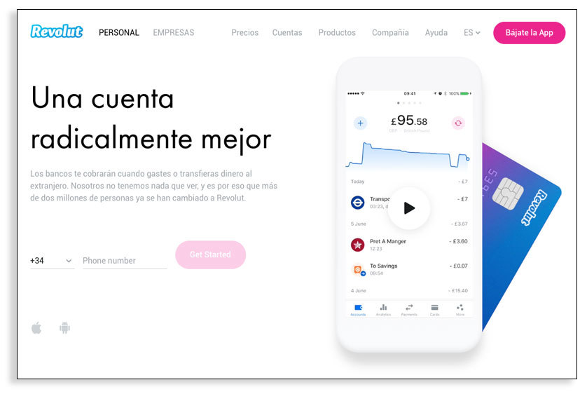 Textos narrativos para empresas - Revolut