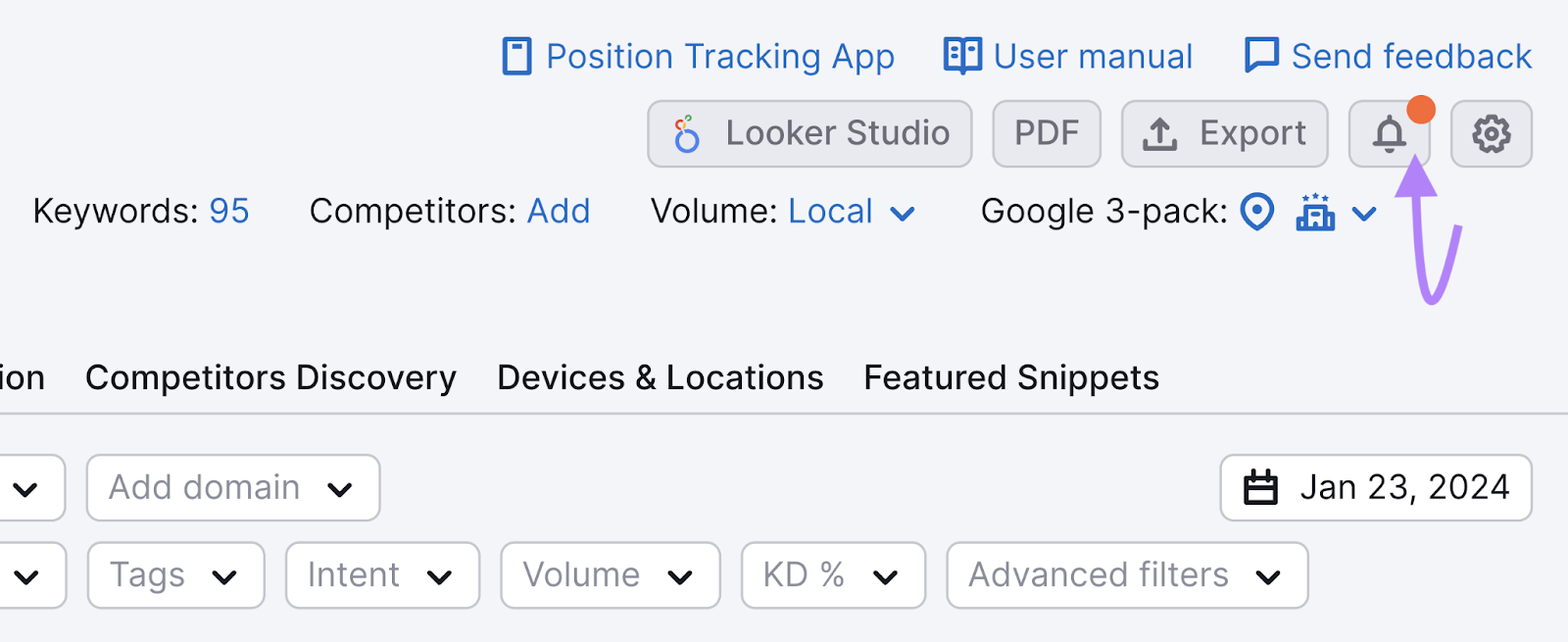 alert fastener  highlighted