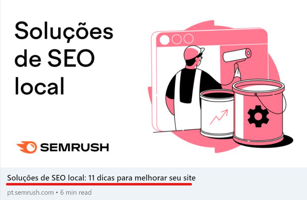 O que é title tag e como otimizá-la para SEO 5 title tag nas redes sociais