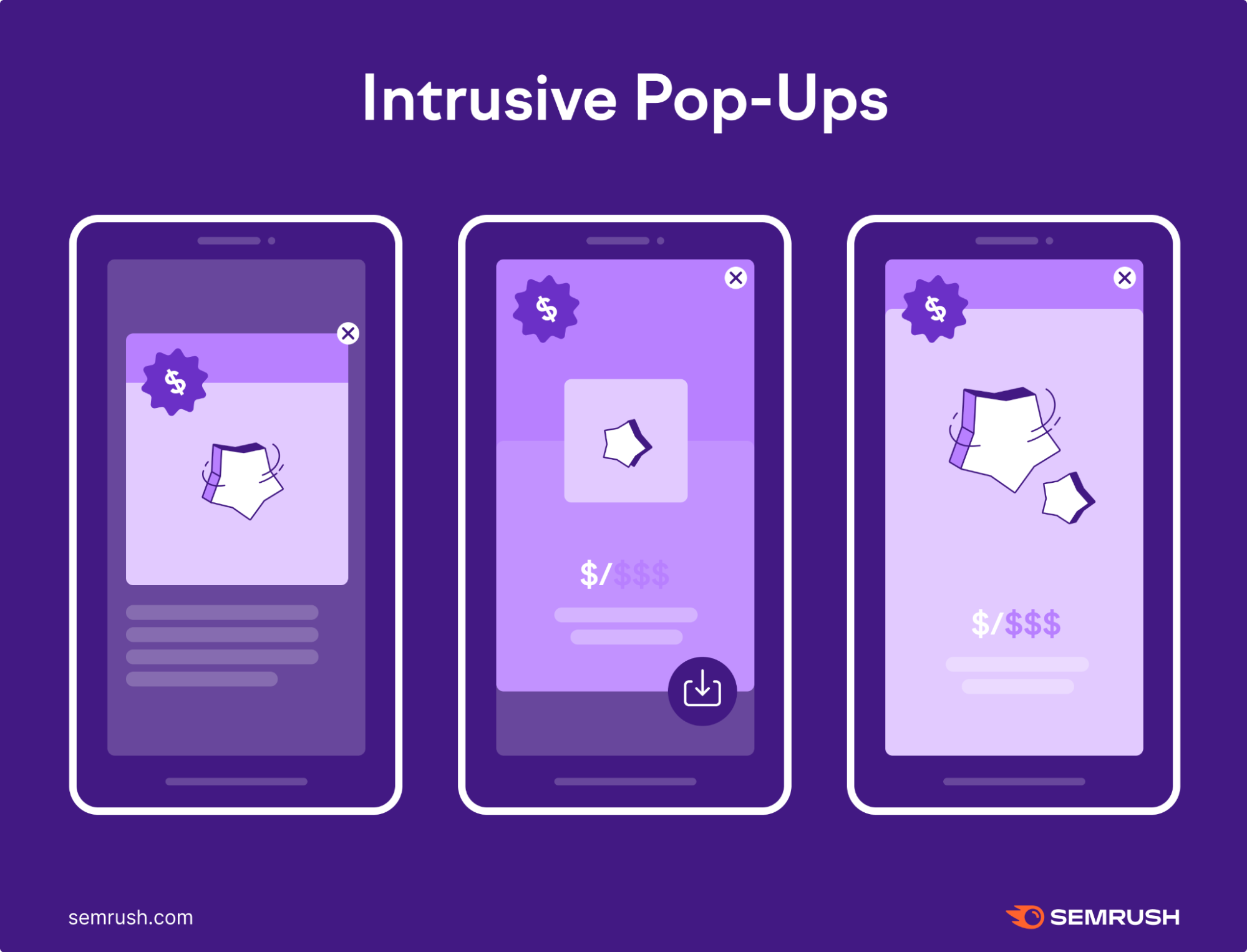 intrusive pop-ups