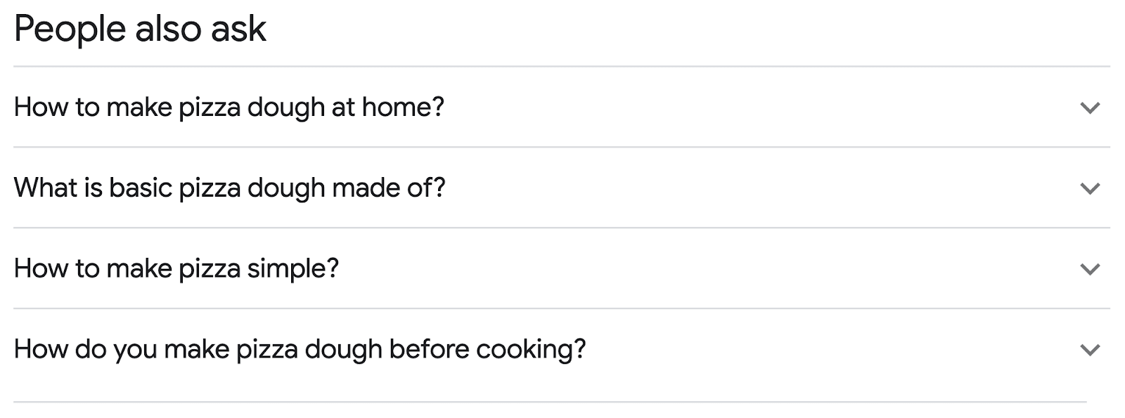 searches see  "how to marque   pizza dough astatine  home," "what is basal  pizza dough made of," and more