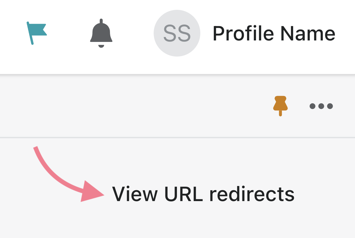 View URL redirects highlighted