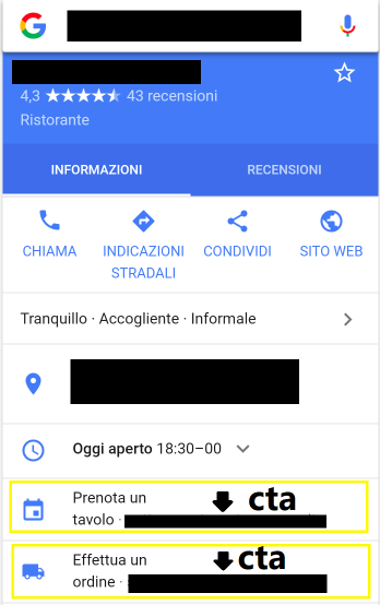 Sfrutta le funzioni di appuntamento sulla scheda aziendale di My Business