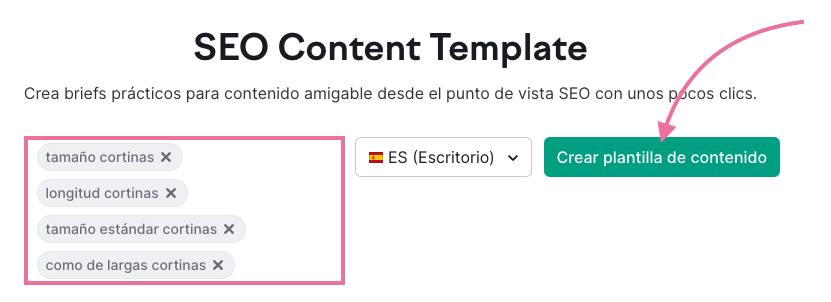 SEO content template