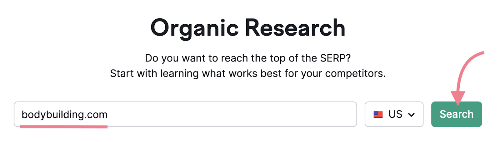 Organic Research tool