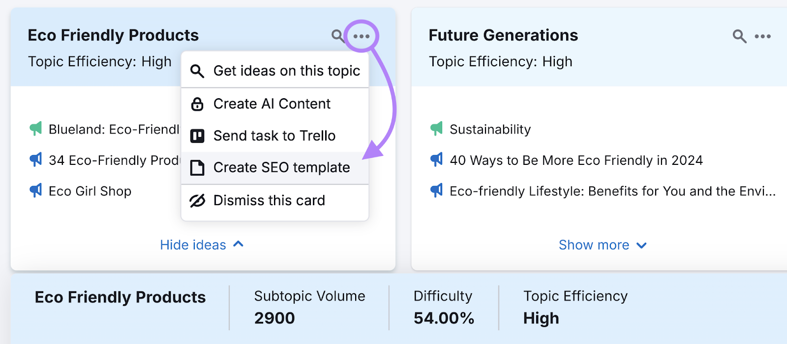 สร้างเทมเพลต SEO ปุ่มไฮไลท์