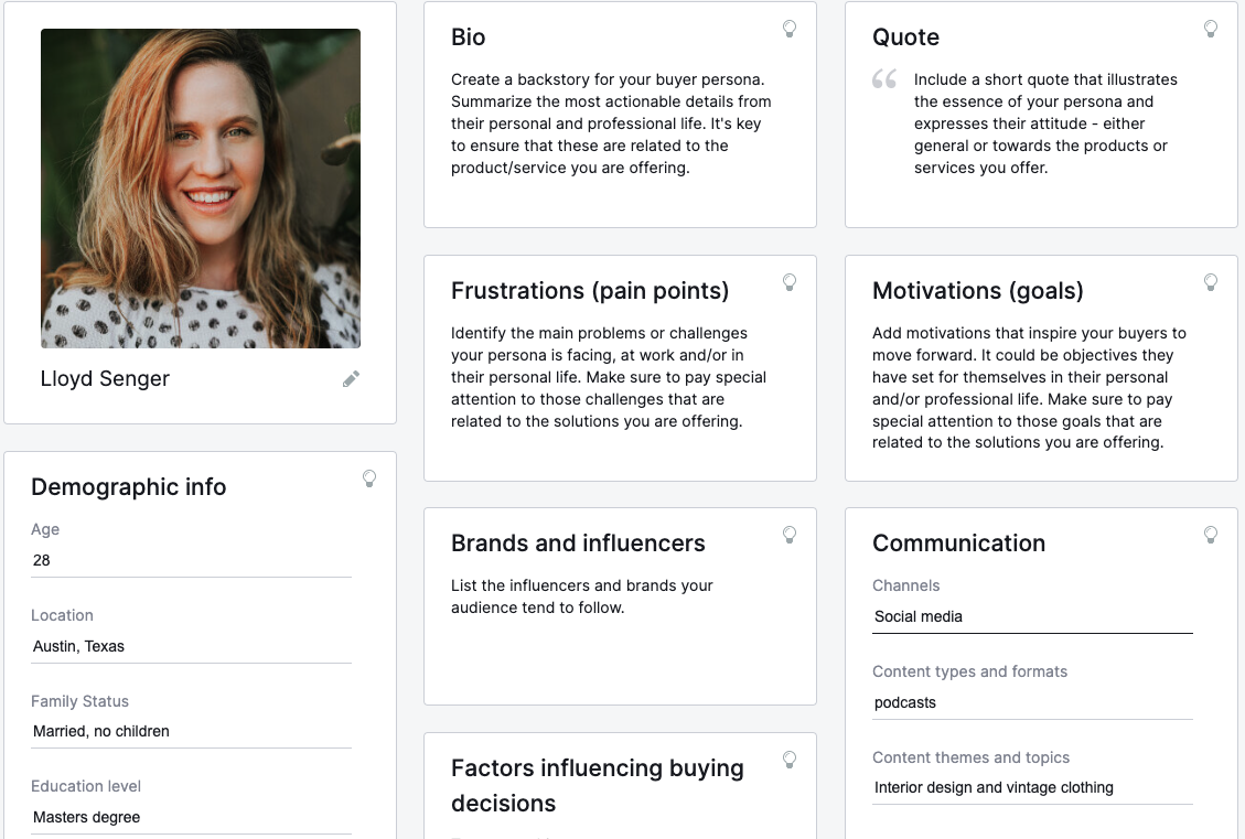 What is a customer profile? Guide, examples, and templates