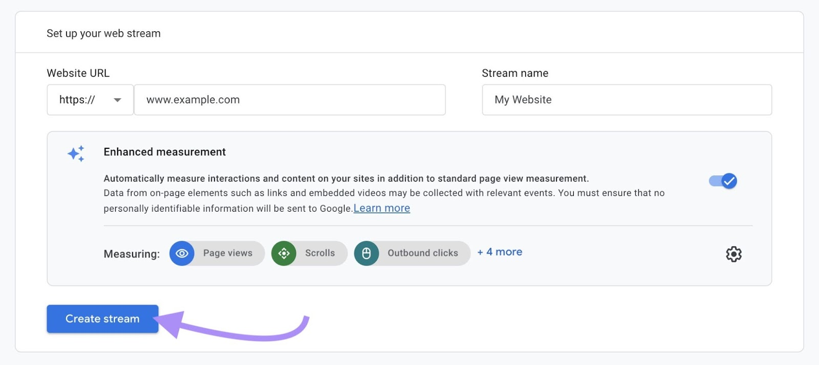 A Complete Step-by-Step Guide (2025) 17 "Create stream" button
