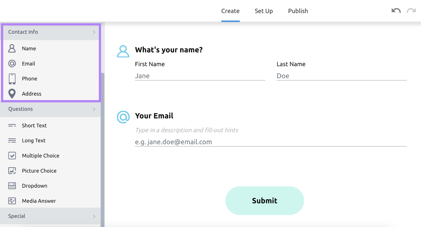 Creating a form in Lead Generation Forms app