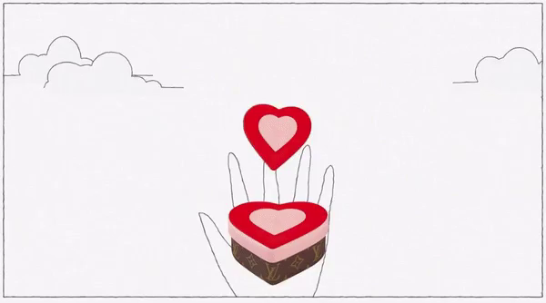 Campagne Saint Valentin Vuitton - top SEMrush