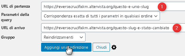 Modifica del title tag e redirezione