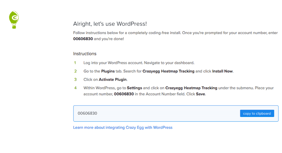 Come istallare Crazy Egg su WordPress per generare mappe di calore