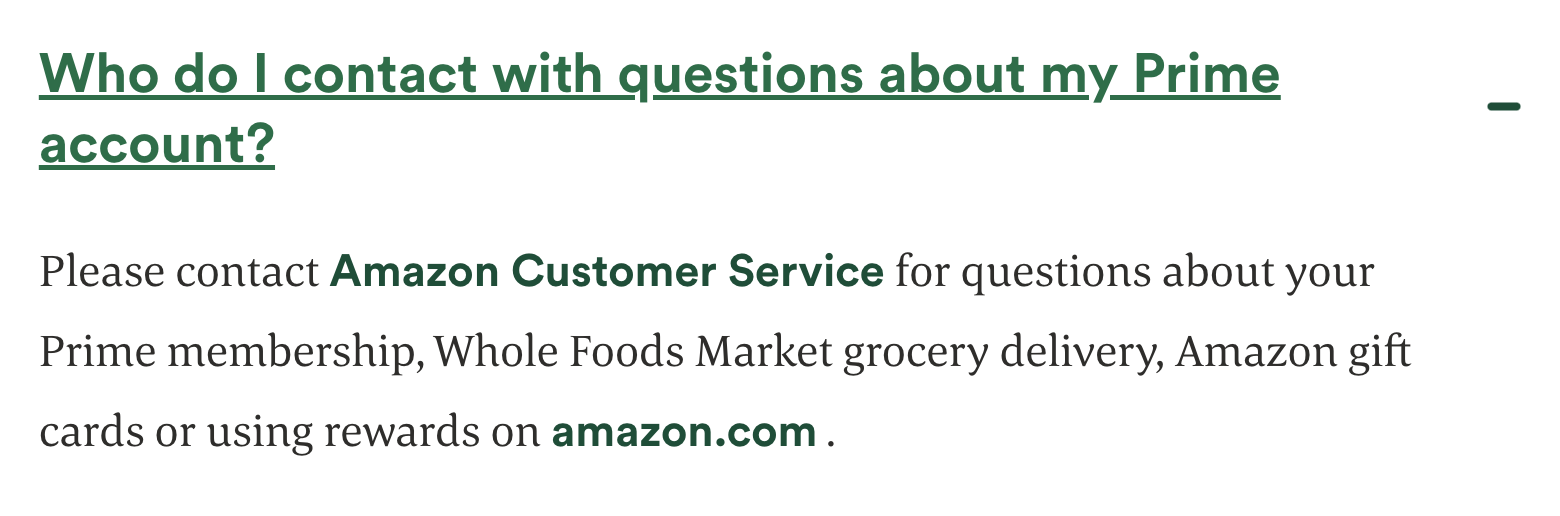 amazon w،le foods question