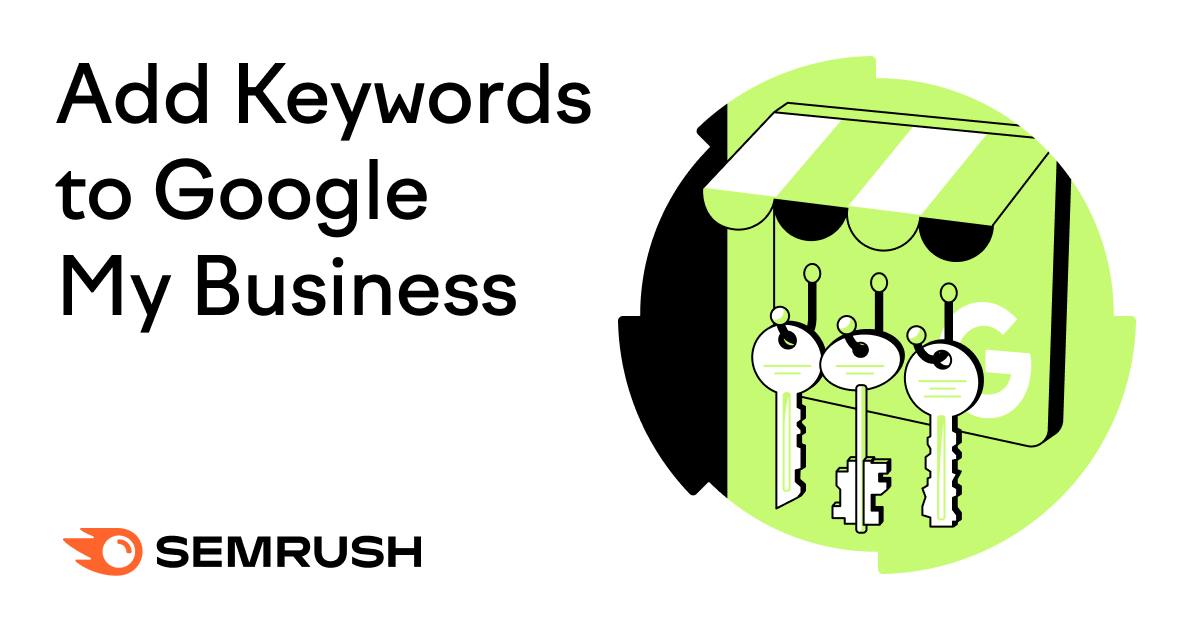 add keywords to google my business sm