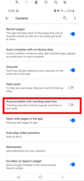 How to Turn Off Trending Searches on Google