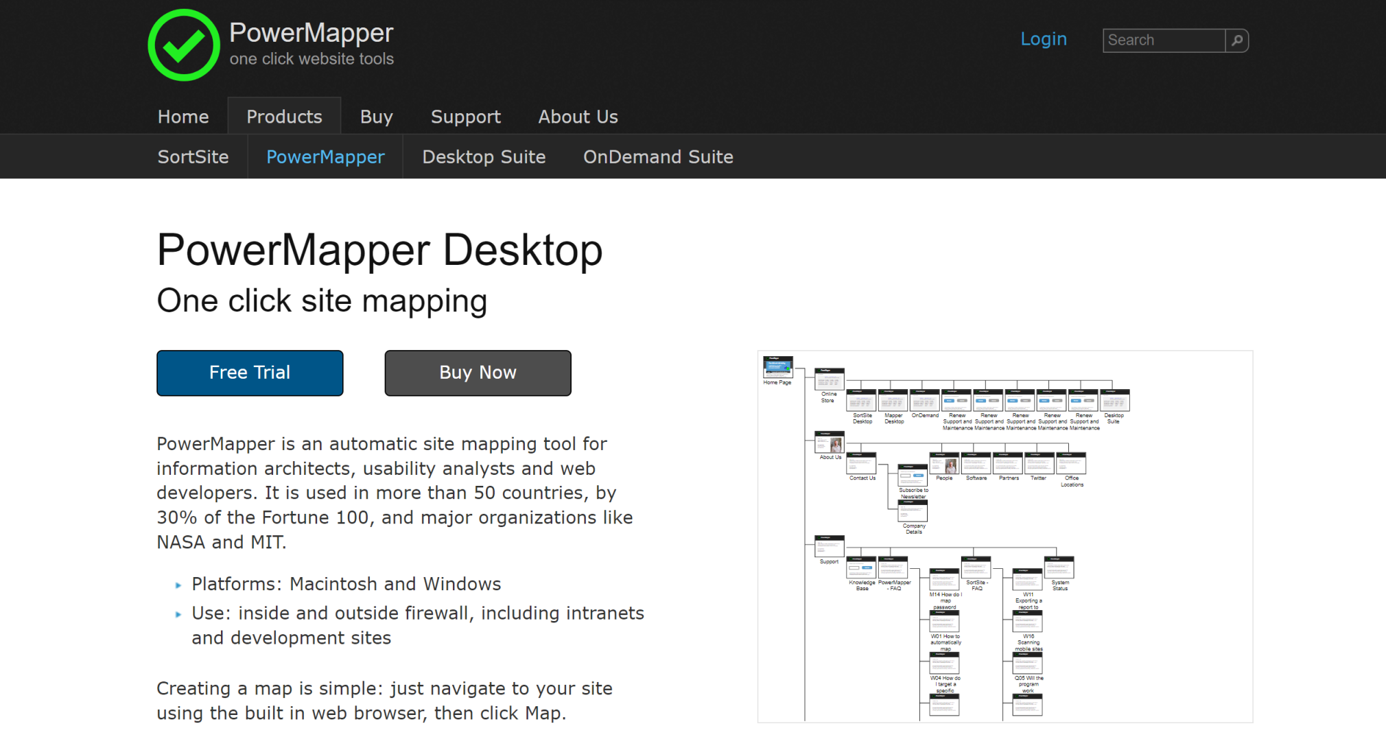 PowerMapper - gerador de sitemap