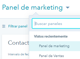 Smarketing - Panel de marketing y ventas