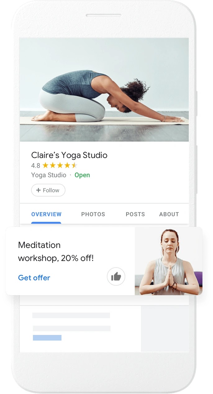 Claire's Yoga Studio Google Business Profile