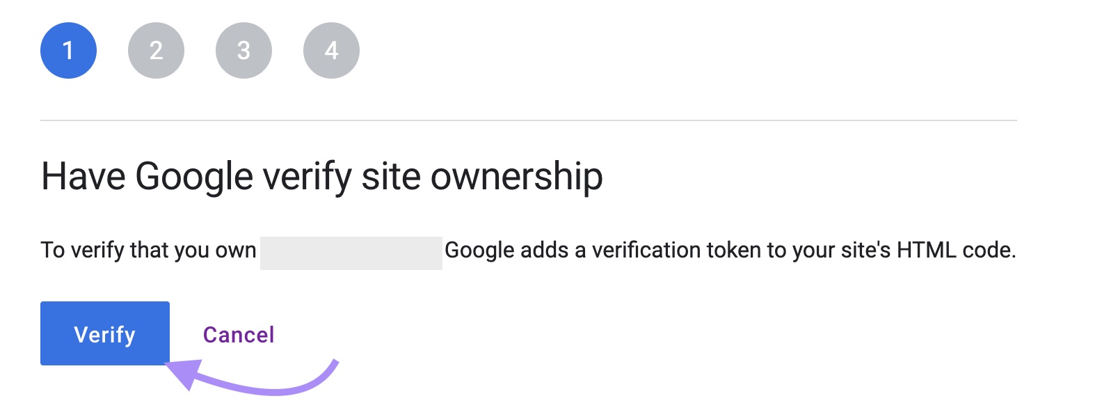 Haz que Google verifique la propiedad del sitio