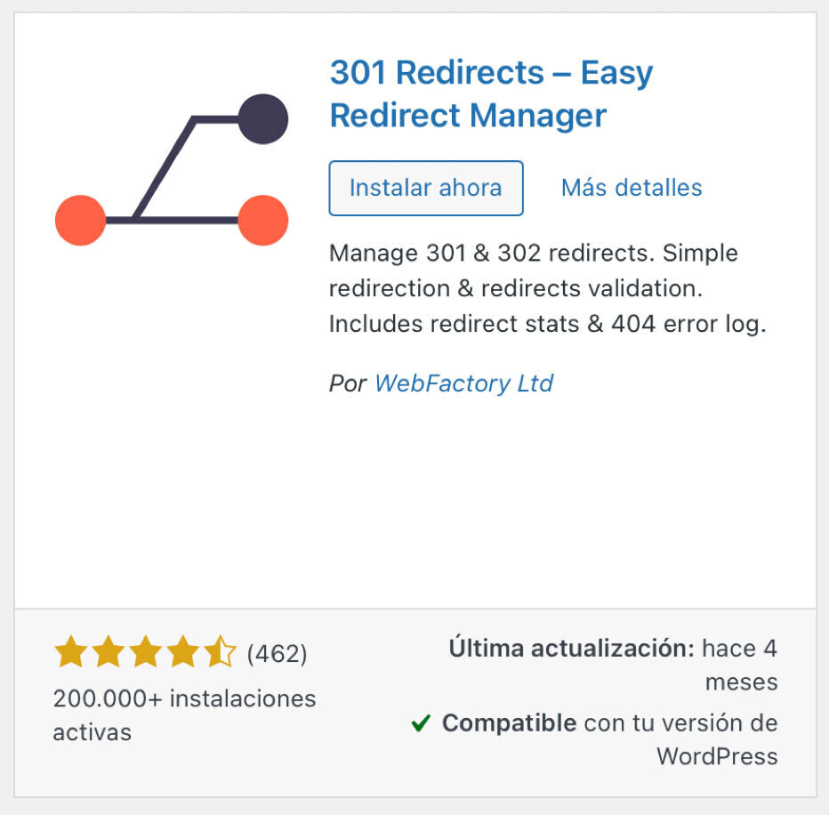 plugin 301 Redirects