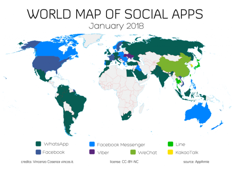 Marketing conversazionale: le app di messaggistica più usate nel mondo