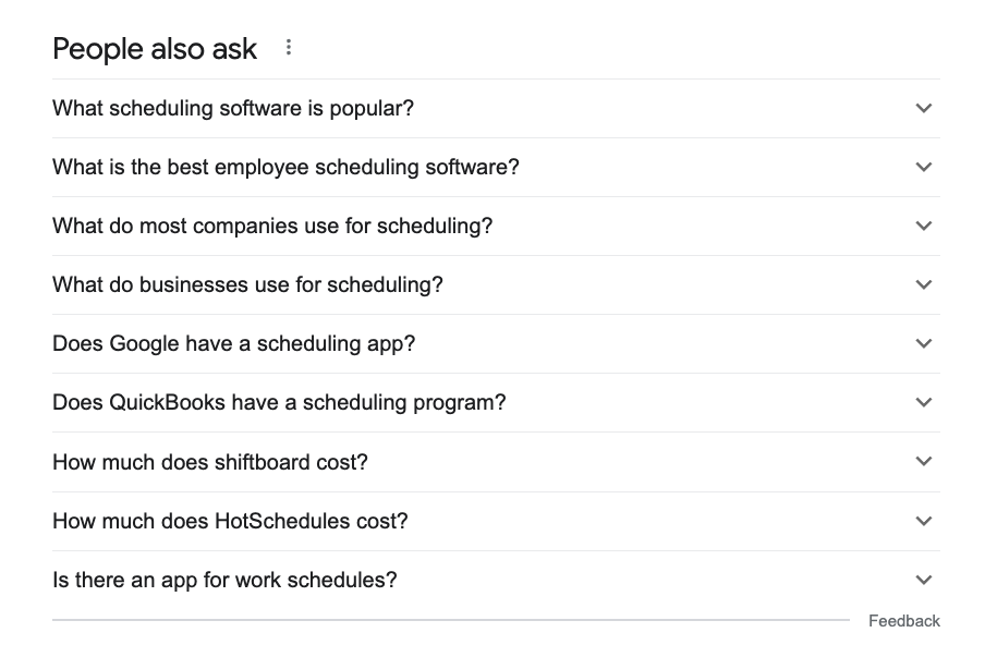 People also ask box for best scheduling software