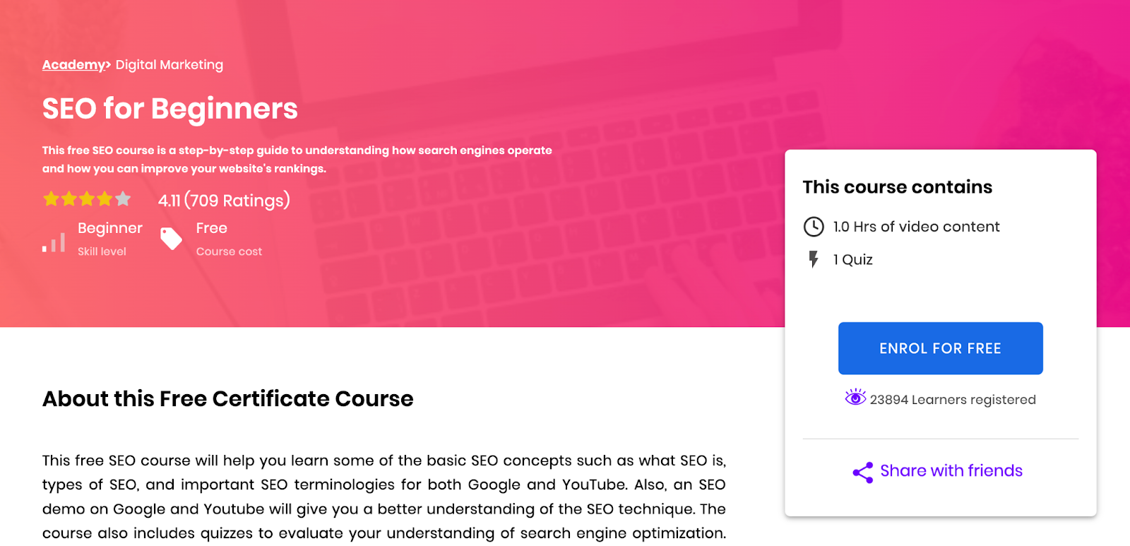 Free SEO Training: 10 Online SEO Courses to Grow Your Skills