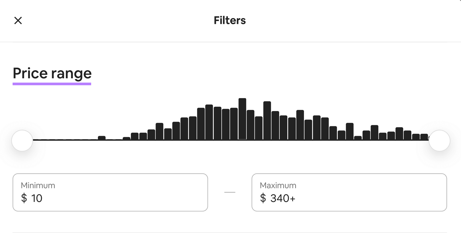 wie man nach Preis filtert