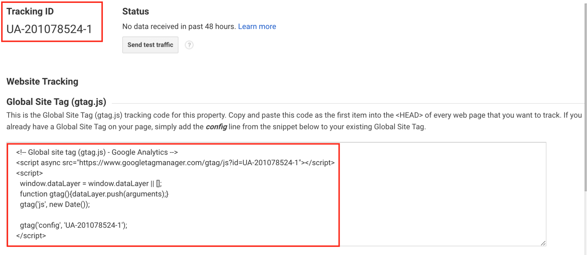 google analytics wordpress