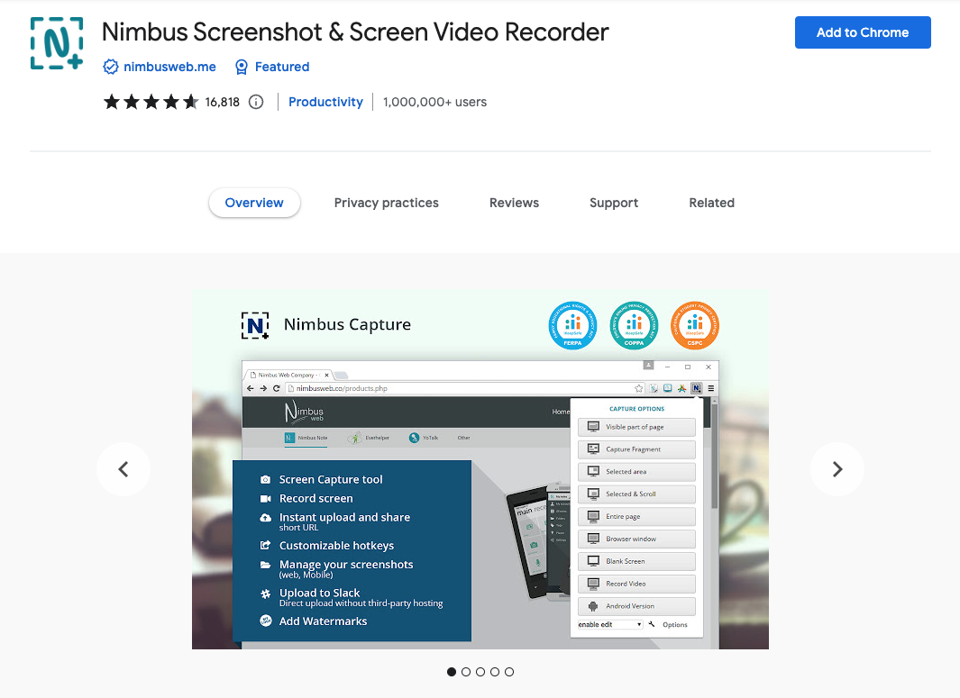 Nimbus Screens،t & Screen Video Recorder