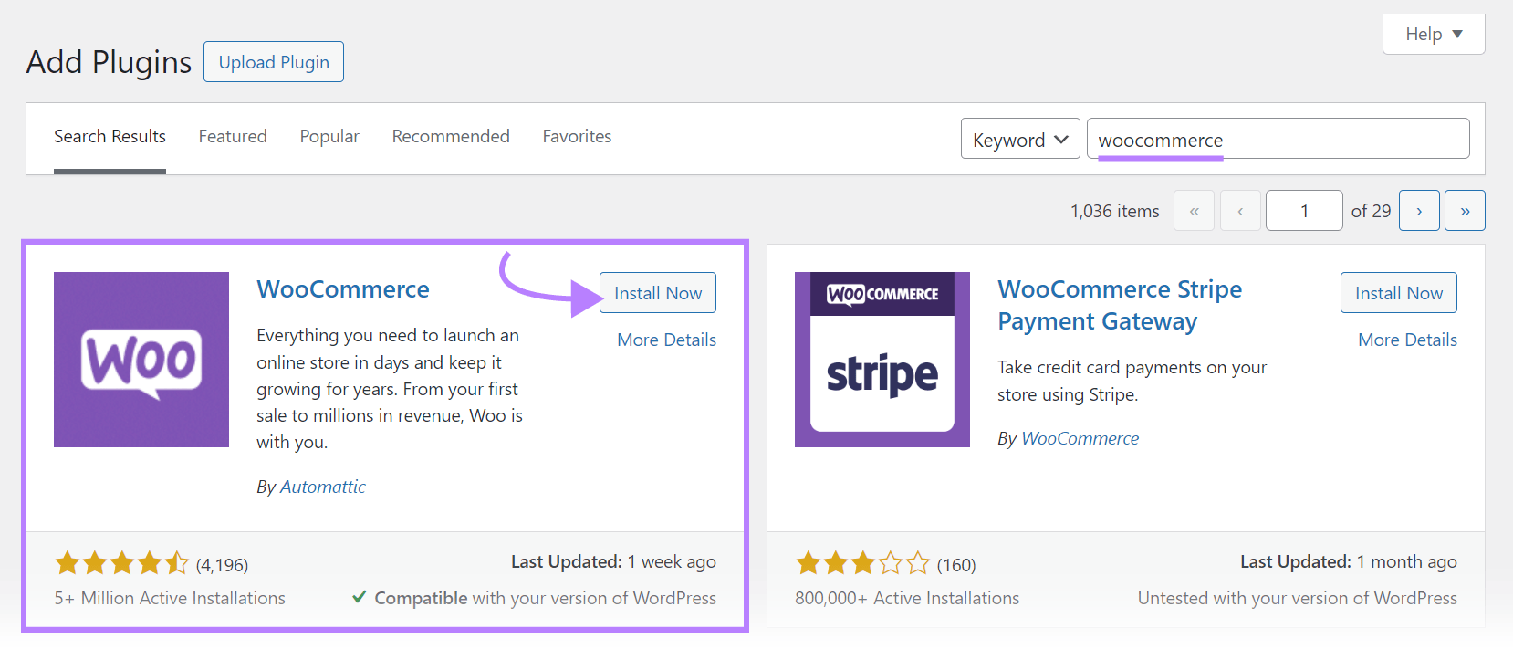 WooCommerce app successful  WordPress