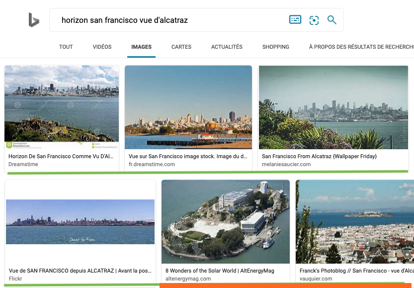 système d'apprentissage automatique algorithme image et video de BING
