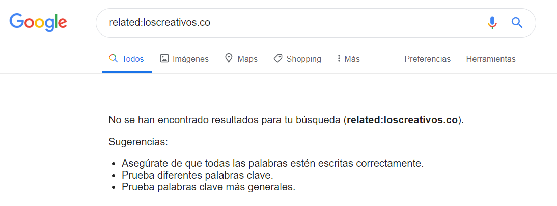 Linbuilding de calidad - Related de relevancia en Google